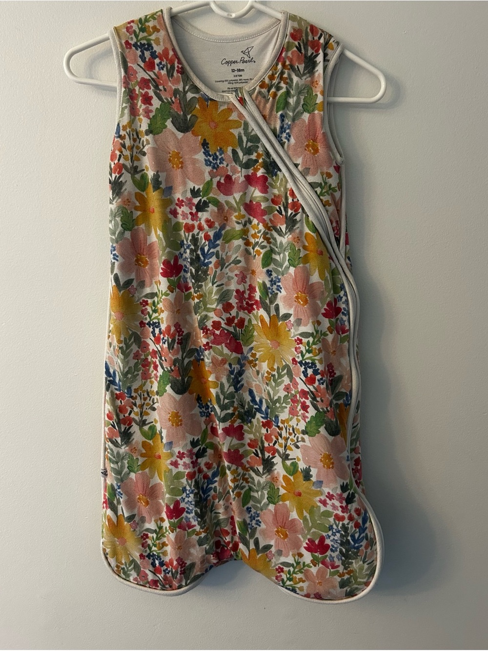 Copper Pearl Floral Sleeveless Sleep Sack - Multicolor